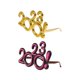 thumbnail image 1 of Gafas con número brillante 2023, regalos de fiesta para el Año Nuevo Rosa áurea, 1 of 9