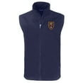 thumbnail image 2 of Men's Cutter & Buck Navy Real Salt Lake Big & Tall Charter Eco Recycled Full-Zip Vest, 2 of 3