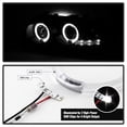 thumbnail image 6 of Black 2000-2003 BMW E46 3-Series Coupe Halo Projector LED Headlights Lamps Set, 6 of 7