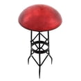 thumbnail image 3 of Achla Designs Glass Toadstool Gazing Globe Ball, 9 Inch Diameter, Red, 3 of 4