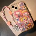 thumbnail image 4 of Funda de teléfono con dibujos animados 3D Kuromi Sanrio kitty Melody Cinnamoroll para iPhone 15 11 13 12 Mini 14 Pro Max Xs Xr X 7 8 Plus 6s, 4 of 5