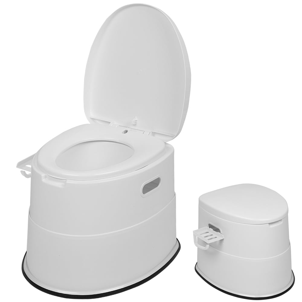 15'' Portable Toilet for Camping, Seizeen Outdoor Portable Potty for