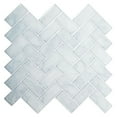 thumbnail image 1 of Truu Design Self-Adhesive Peel and Stick Herringbone Backsplash Wall Tiles, 1 of 4