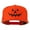 Orange, variant on Halloween Pumpkin Face Embroidered Snapback Cap - Black OSFM