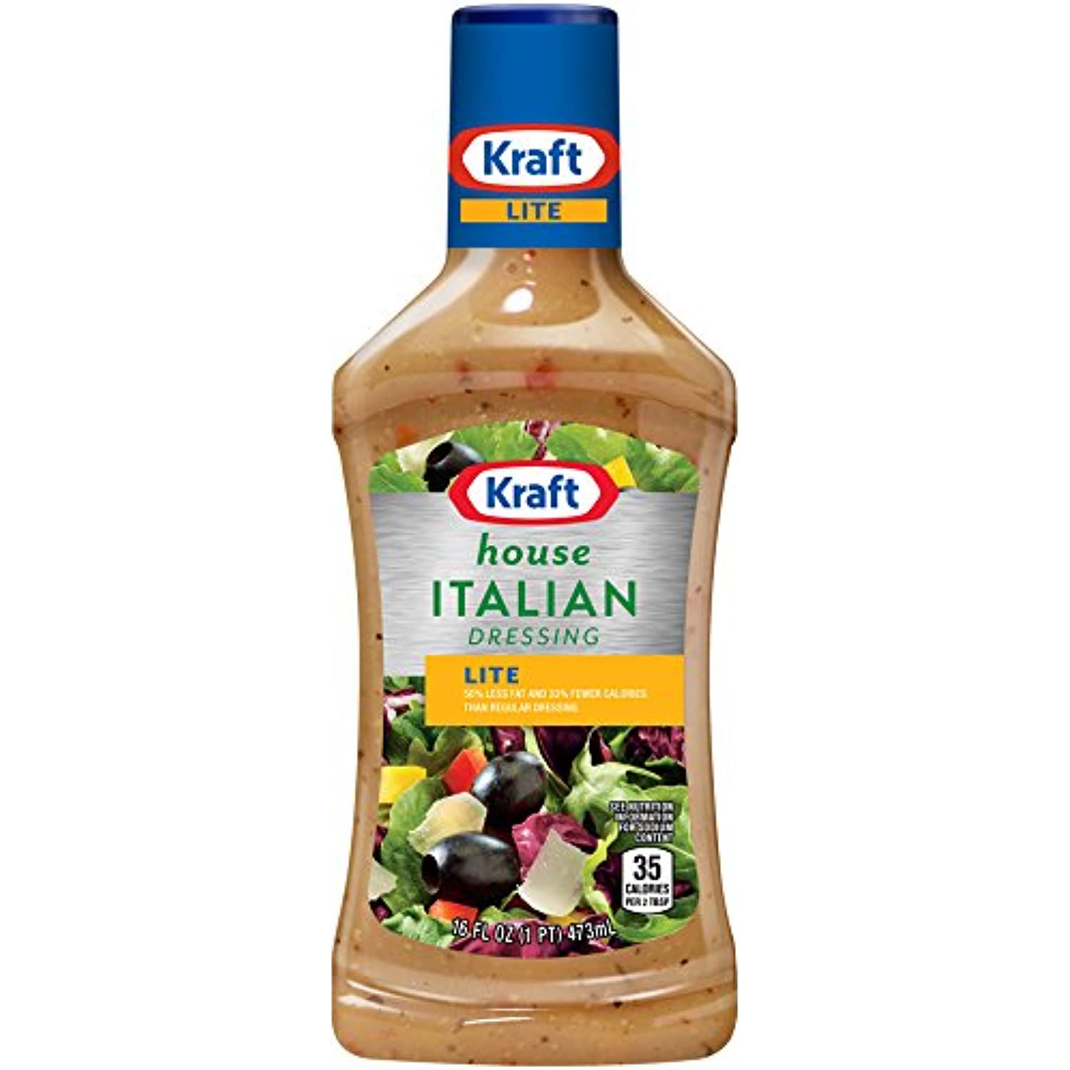 Kraft, Lite, House Italian Dressing, 16Oz Bottle (Pack Of 3)