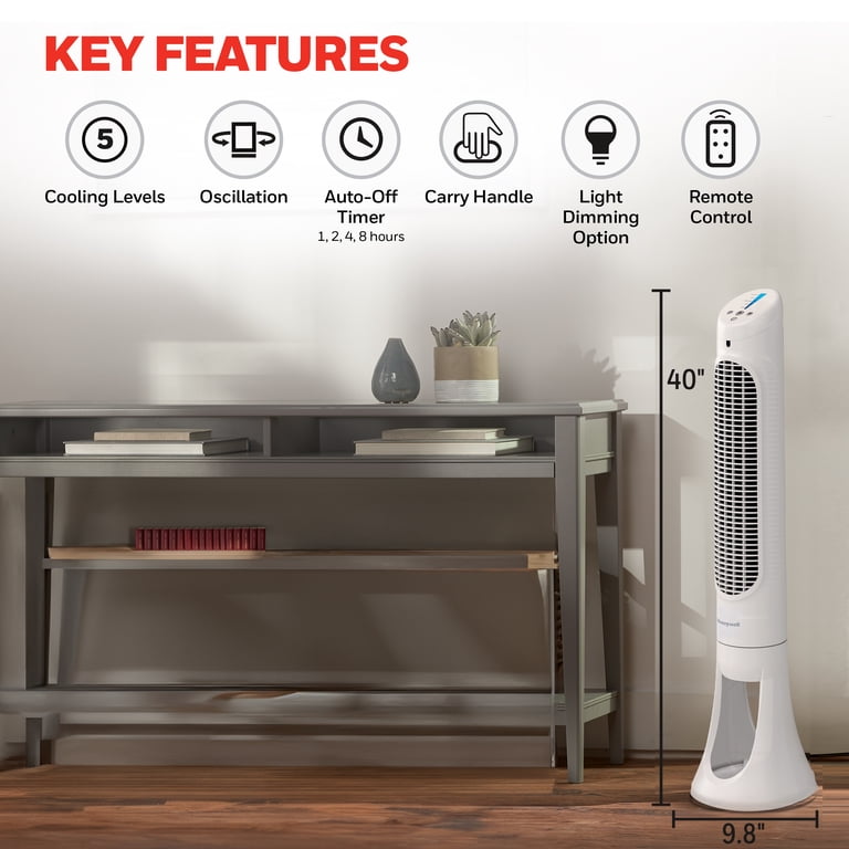 Honeywell 40 Inch QuietSet Tower Fan with Remote Control photo 4