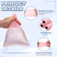 thumbnail image 3 of Uxcell 300 Counts/20 Rolls Mini Trash Bag, 0.5 Gallon Plastic Garbage Bags Unscented Wastebasket Liner for Bathroom Office Bedroom Kitchen Small Desktop Garbage Can, Pink, 3 of 7