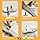 thumbnail image 2 of yeuweold 8 Sets Replacement Rivets for Crocs, Replacement Parts for Crocs, 2 of 2
