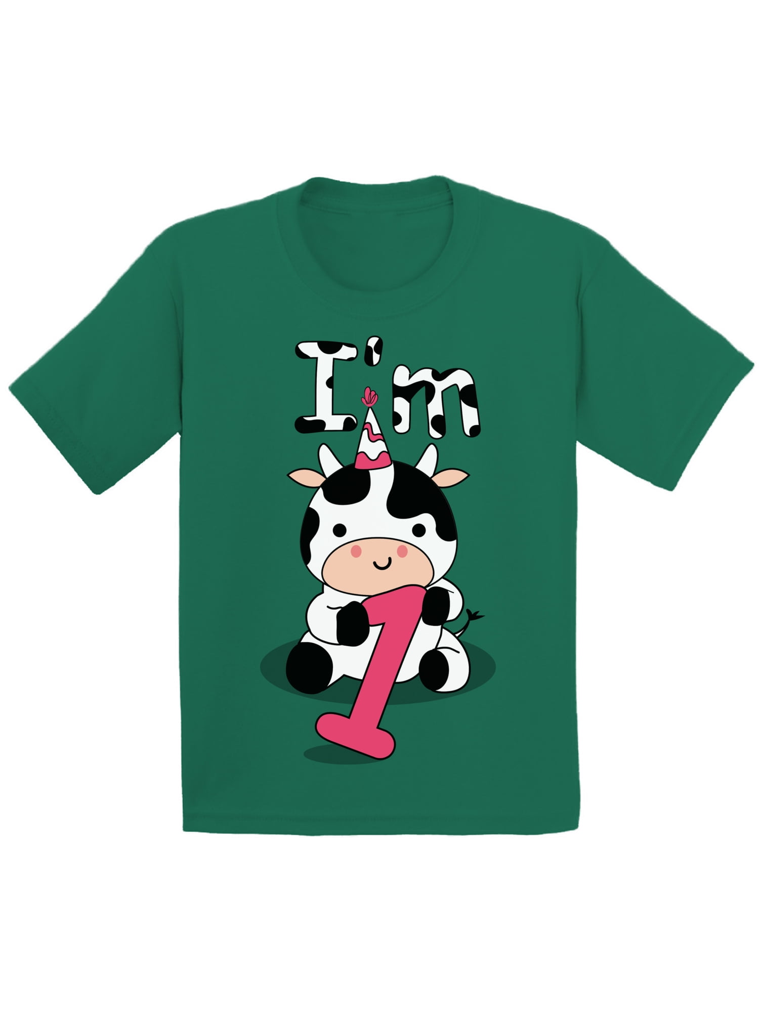 Birthday Infant Shirt Cow One Infant T Shirt 1 Year Old Baby Boy