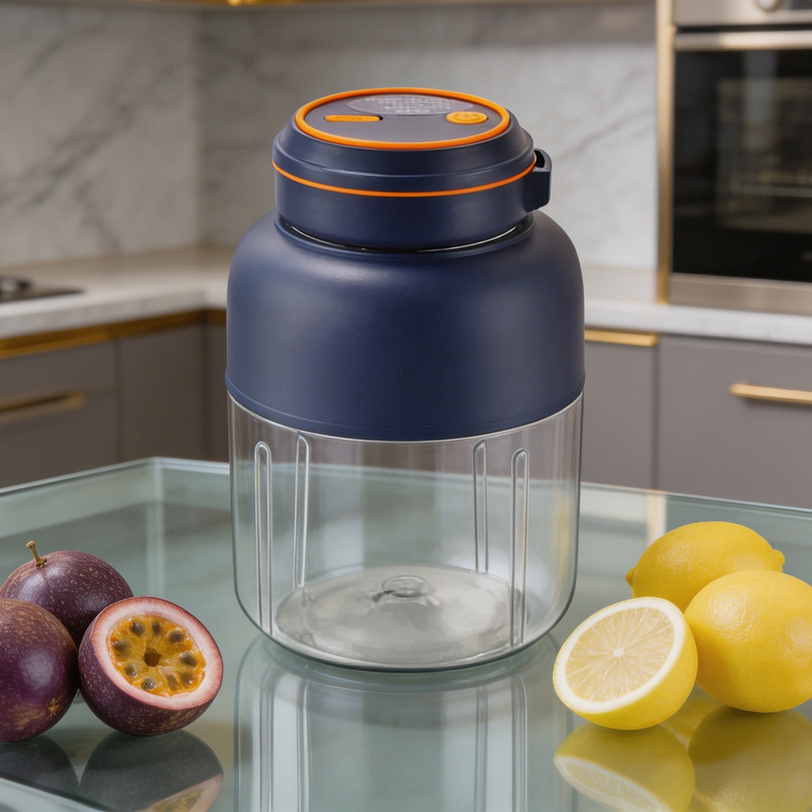 Eolstice Portable Fruit Juicer, Ice Crushing Blender, Powerful Blades, Mixing Stirring Machine, Small Juice Extractor, Personal Blender, Smoothie Maker, Ice Crusher