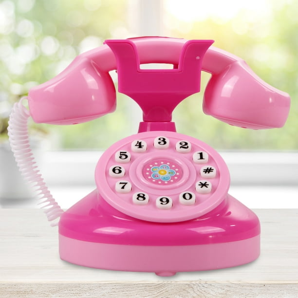 Teléfono De Juguete Retrógrado De Plástico – Simulación Educativa Para Desarrollar Coordinación En Niños Y Niñas