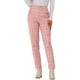 thumbnail image 1 of Pantalones de tartán a cuadros inspirados para mujer, elásticos, de cintura alta, rectos y largos, XS, rosa, 1 of 6