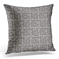 thumbnail image 1 of BOSDECO Rayures Motif Moderne Élégant avec Grille Géométrique Treillis Monochrome Simple Treillis Graphique Conception Taie d'Oreiller Housse de Coussin Étui de Coussin 20x20 Pouces, 1 of 1