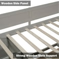 thumbnail image 6 of Bellemave Twin Size Daybed with Storage Drawers and Shelves Space-saving Wooden Daybed Frame Twin Storage Platform Bed Frame , No Box Spring Needed (Twin, Gray), 6 of 11