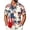 AB19 Red, variant on Bainana Shirts For Men USA Anniversary 250 Years Shirt Short Sleeve Button Down Independence Day Casual Outfits Size L Red