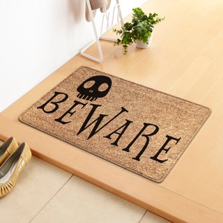 PVC Oil Painting Style Indoor Doormat, Non Slip Cuttable Entrance