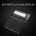 thumbnail image 1 of Adaptador de aluminio M.2 NGFF a SATA 3.0 para caja de disco duro de estado sólido de 2280 mm, 1 of 3