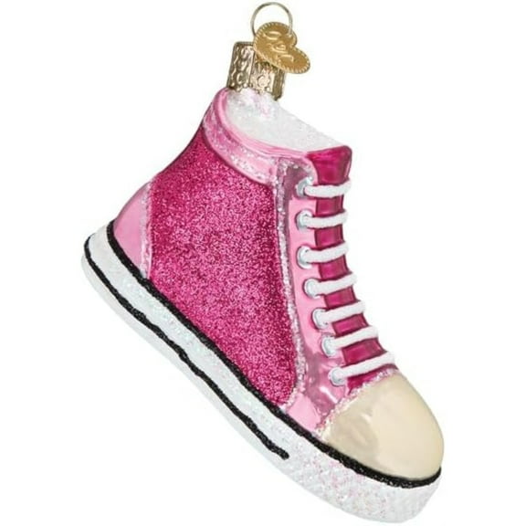 Old World Christmas Blown Glass Ornament for Christmas Tree, Fashion Sneaker (with OWC Gift Box)