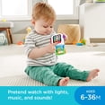 thumbnail image 4 of Fisher-Price GJW17 Laugh & Learn Montre Intelligente « Time to Learn », Jouet Musical pour Bébé, Multicolore, 4 of 6