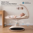 thumbnail image 6 of HARPPA Lumi Electric Baby Swing for Infants with Quiet Motor, 360° Rotating Seat, 3 Swing Modes and 3 Recline Positions, 6 of 11