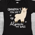 thumbnail image 4 of Inktastic Grandma's You Say Alpaca My Bags Boys or Girls Baby Bodysuit, 4 of 5