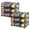 Bronze, variant on Oumilen 2 Pack 3-Tier Stackable Can Rack Organizer Storage Soda Cola Holder, Brown