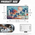 thumbnail image 7 of Whosucclay Palm Tree Pattern Golf Cart Seat Cover, 4 Front Storage Pockets Thick Blanket for Most 2-Seat Golf Carts Soft Golf Cart Seat Protector, 52.36"x 32.28", 7 of 7