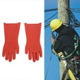 thumbnail image 1 of Guantes de Aislamiento Eléctrico, Guantes Eléctricos aislantes de 12 kv de goma fina de trabajo para la industria de la energía, 1 of 7