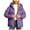 Purple Winter Coats for Women, variant on EOYWHK Puffer Jackets for Women Plus Size Down Jacket Full Zipper Hooded Winter Coats with Pockets