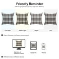 thumbnail image 6 of Unique Bargains Soft Plaid Decorative Throw Pillow Cover 18" x 18" #5, 6 of 7