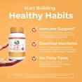 thumbnail image 5 of MaryRuth's Kids Omega-3 Gummies, Natural Immune Health Supplement with Vitamin C and Flaxseed Oil, 60 Count, 5 of 10