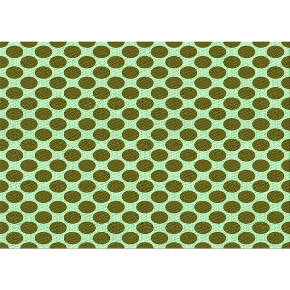 Ahgly Company Indoor Rectangle Patterned Dark Bronze Brown Area Rugs, 5' x 7'