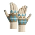 thumbnail image 1 of MesaSe Resilient Riding Gloves Touch Screen Winter Riding Gloves with Double-layer Elastic Wristband Brushed Lining for Cold Weather, 1 of 5
