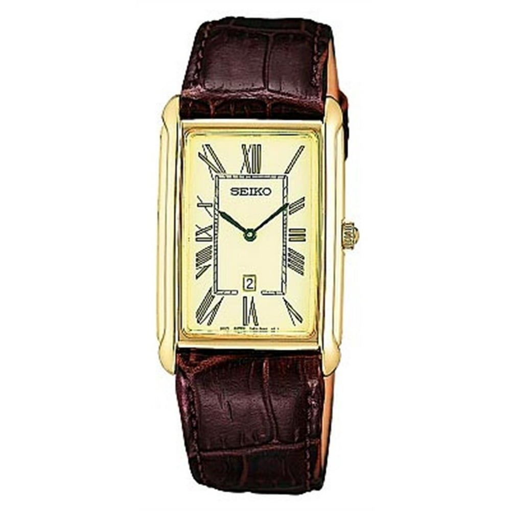 seiko men's rectangular watches