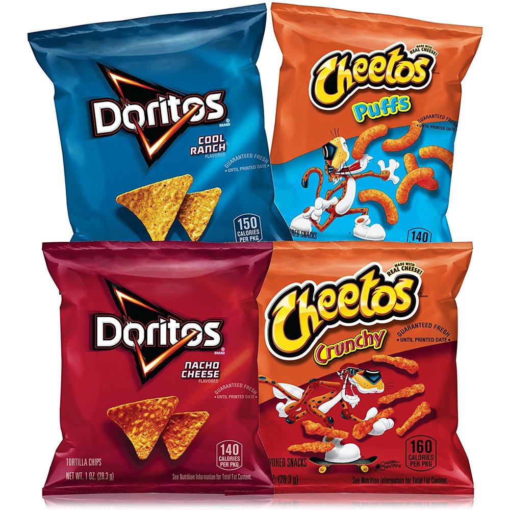 Frito-Lay Doritos & Cheetos Mix Variety Pack, 40 Count - Walmart.com ...