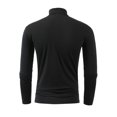 thumbnail image 4 of Njagoc3 Mens Casual Solid Color Semi High Neck Long Sleeved Top Casual Sports Base Shirt Long Sleeved High Neck Top/shirt, 4 of 5
