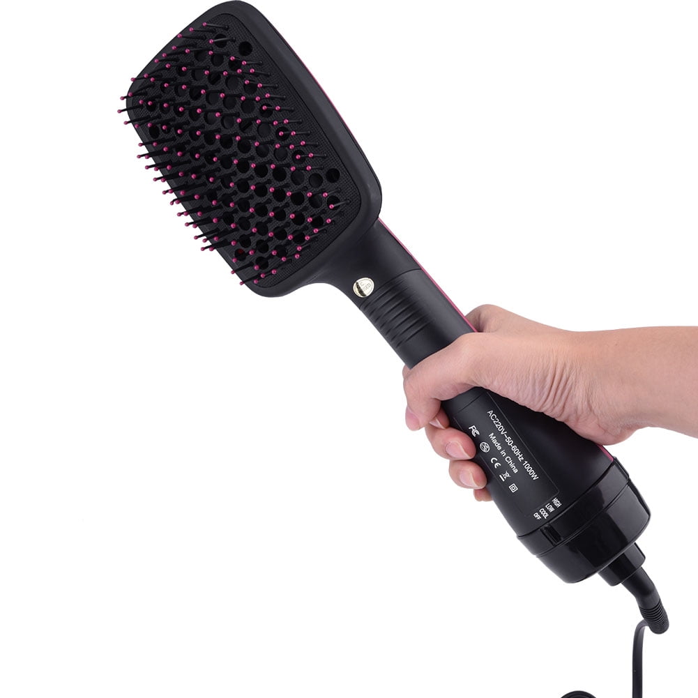 WALFRONT 2 in 1 Multifunctional Anion Hair Dryer Brush Comb Styler