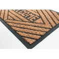 thumbnail image 2 of Imports Decor Inc 30" Black and Brown Rectangular Welcome Basic Coir Door Mat, 2 of 2