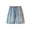 Z-03Blue, variant on Girls Washed Denim Star Patch Shorts Bermuda Casual Elastic High Waisted Knee Length Summer Denim Shorts 5-16 Years 