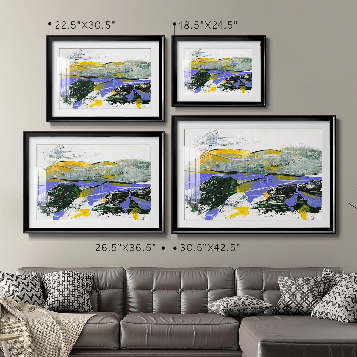 Silent Mountain IV Premium Framed Print - Ready to Hang