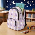 thumbnail image 3 of DISNIMO Cute Cat Print Girls Backpack 17-Inch School Bag for Primary Elementary Students Lightweight Portable Bookbag with Padded Straps, Back to School Supplies, 3 of 7