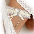 thumbnail image 1 of Elegant Wedding Garter for Bride with Lace Rhinestones - Bridal Accessory for, 1 of 3