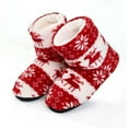 thumbnail image 5 of Christmas Slippers House Shoes for Women Fluffy Soft Cozy Bedroom Cartoon Plush Cute Slippers for Indoor Outdoor Use, 5 of 7