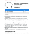 thumbnail image 2 of Knock Sensor - Compatible with 2005 - 2010 Chrysler Sebring 2006 2007 2008 2009, 2 of 2