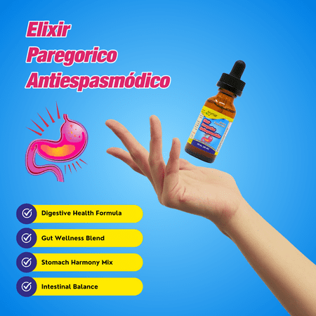 Elixir Paregorico Antiespasmodico. 1 oz