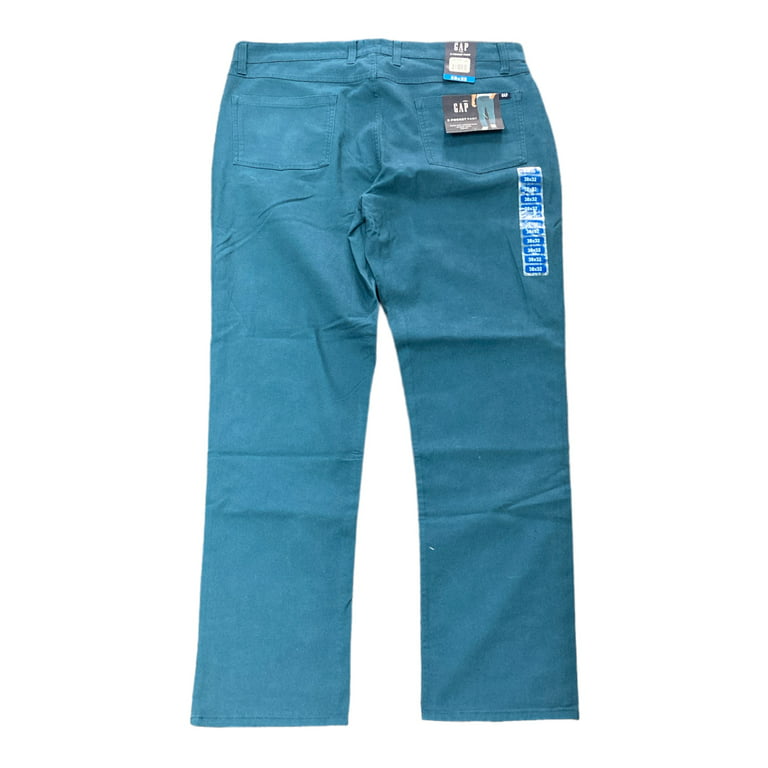 Gap Men's Super Soft Stretch Twill 5 Pocket Slim Fit Pant (Majolica Blue,  38x32) 