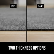 GORILLA GRIP Felt Rug Gripper Rug Pad 1/8” Thick 2x3 FT Protective Pads for Under Rugs
