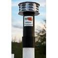 thumbnail image 3 of OdorHog Metal Cap Slip On Vent Stack Pipe Filter 4" ABS Removes Outdoor Septic Odor, 3 of 7