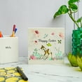 thumbnail image 4 of Cartel de madera plateado con diseño de búfalo, Disney, Bambi, feliz Pascua, 15 x 15 cm, 4 of 9