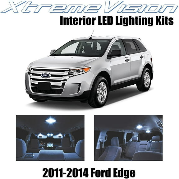 XtremeVision LED for Ford Edge 2011-2014 10 Pieces Cool White Premium Interior LED Kit Package   Installation Tool Tool